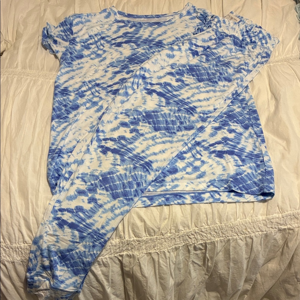 Koolaburra by Ugg Blue and White Tie-Dye Set